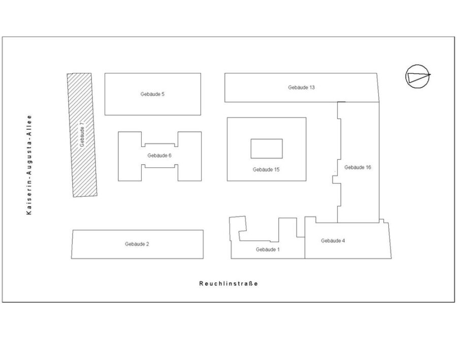 Bürofläche im Gewerbehof - für Ihren Start in die Selbstständigkeit - Berlin Alt-Moabit - Grundriss Standort - 3